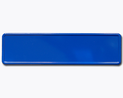 08. Nameplate dark blue 340 x 90 mm